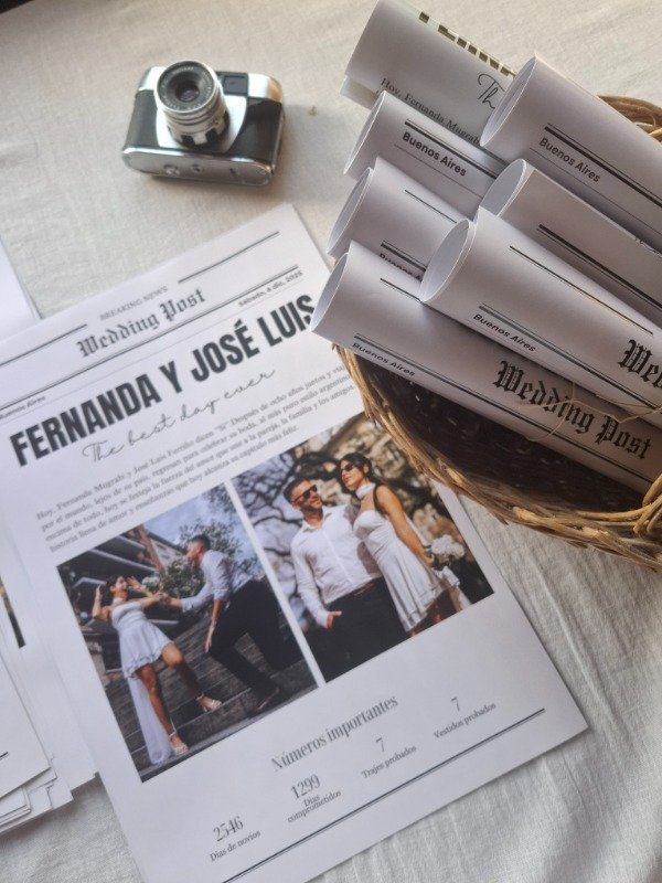 Producto - Periodico de boda