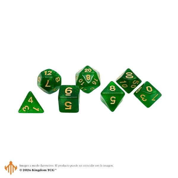 Producto - Set de Dados Poliédricos (7 Piezas) [Varios Modelos] - 1