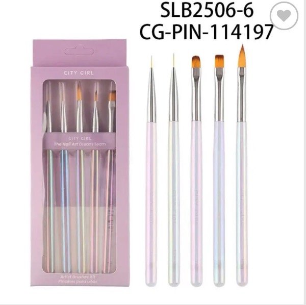 Producto - Set pinceles Nail art (aurora)