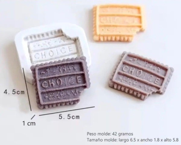 Producto - MOLDE SILICONA GALLETA BISCUIT MORDIDA - 1
