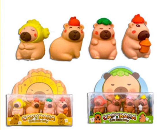 Producto - Gomas de borrar Capibaras x 4u