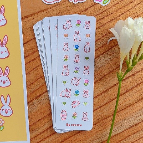 Producto - Plancha de Mini stickers Spring bunnies