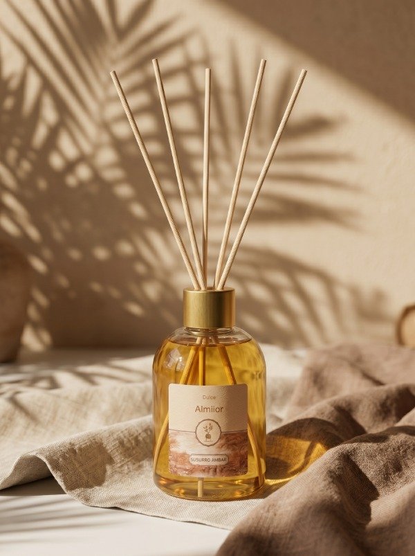 Producto - Difusor de Ambientes Premium - Línea Susurro Ámbar (150 ml)