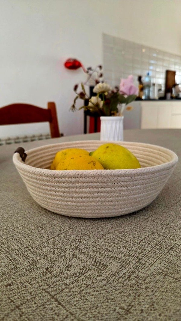 Producto - Panera en macramé 24cm
