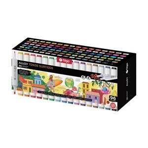 Producto - Marcador FILGO doble punta ALLOY x 96 COLORES SURTIDOS