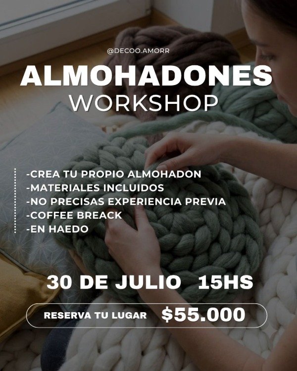 Producto - ALMOHADONES 30 DE JULIO