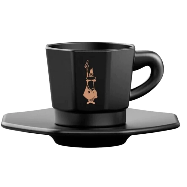 Producto - Set Tazas Bialetti Perfetto Moka 75ml Negro - 1