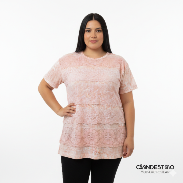 Producto - Remera batic c/encaje t.4/5