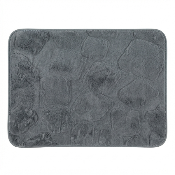 Producto - ALFOMBRA PELO SUAVE F/PIEDRA 40X60CM