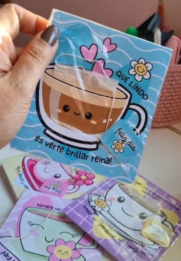Producto - Porta tecito dia de la amistad x10 und surt