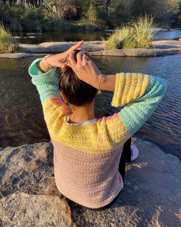 Producto - Patrón - Sweater ARCOIRIS