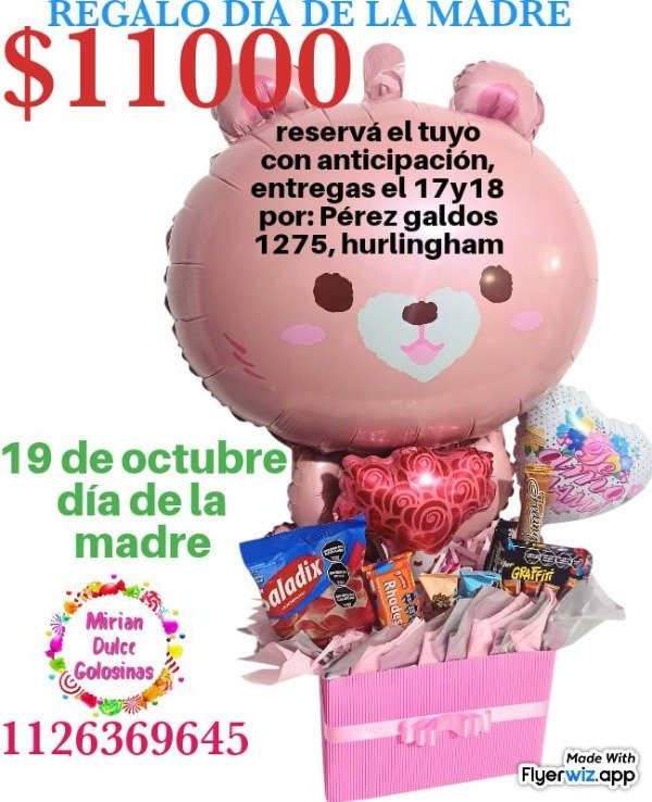 Producto - Regalo día de la madre osito grande