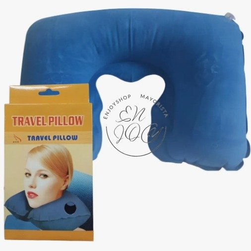 Producto - Almohada Viaje Cuello Nuquero Cervical Soft Color Azul