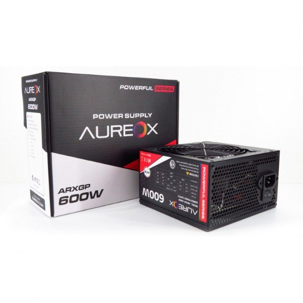 Producto - FUENTE GAMER AUREOX 600W PSU ARXGP-600
