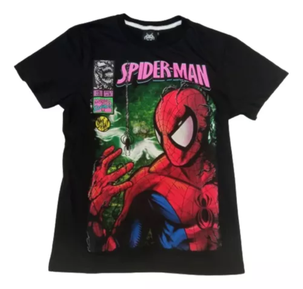 Producto - Remera Infantil Spider Man Estampa Gigante Full Print (SPIDERMANREÑMC5)