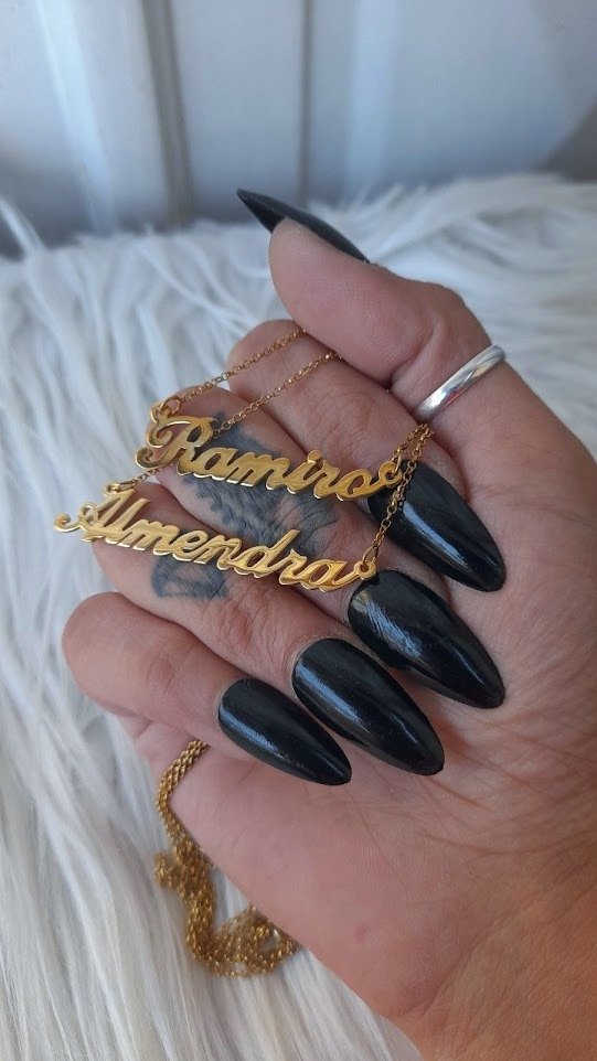 Producto - Collar de Nombres con Baño de Oro18K