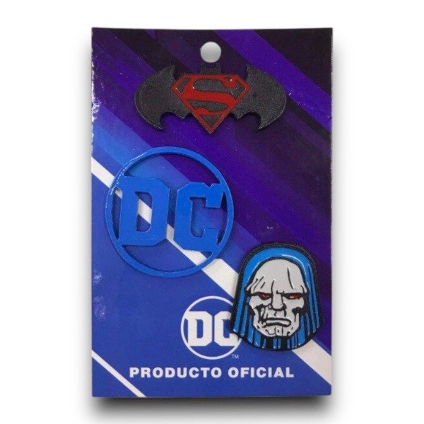 Producto - Pin Oficial DC Comics Pack 3