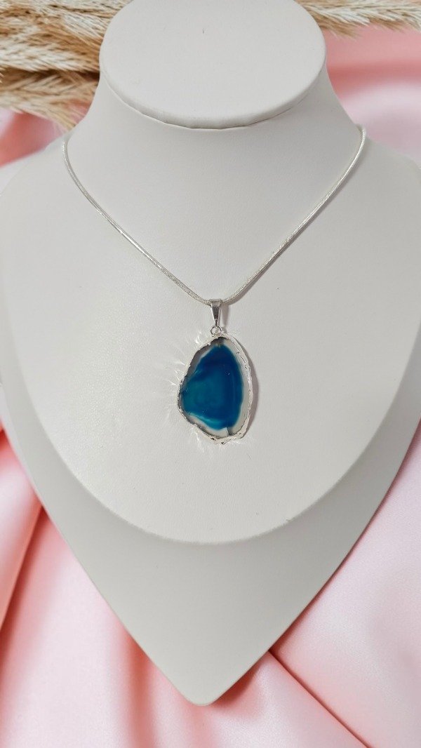 Producto - Piedra ágata azul