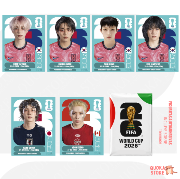 Producto - Pack Figuritas P1HARMONY KOREA - FIFA World Cup 2026