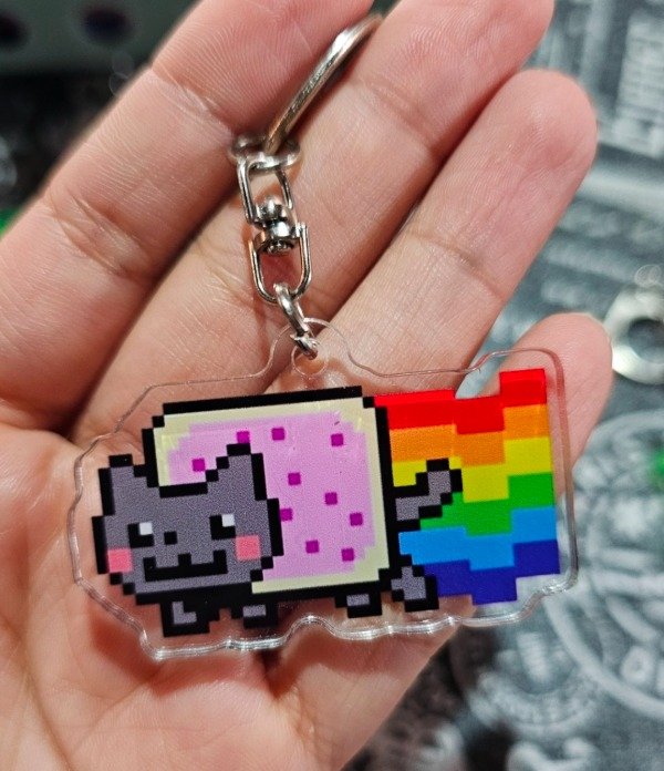 Producto - Llavero acrílico gatito 4