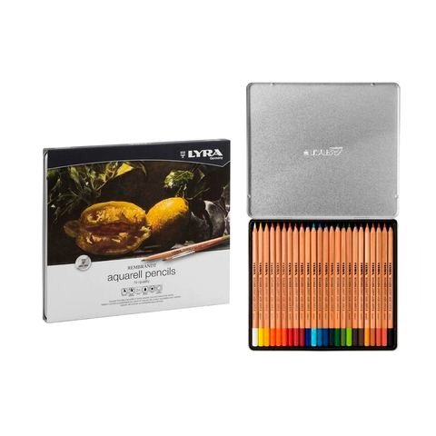 Producto - LAPIZ DE COLOR LARGO ACUARELABLE REMBRANDT CAJA X24 LYRA