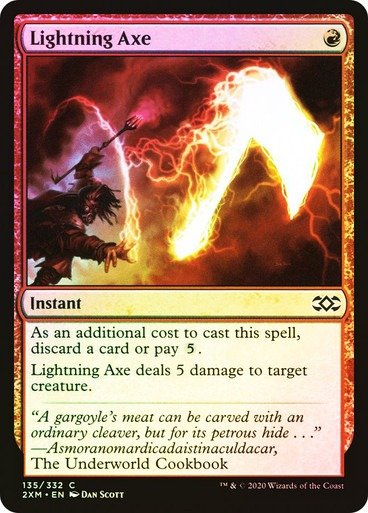 Producto - Lightning Axe Foil  Double Masters