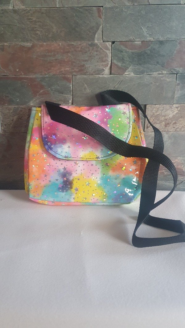 Producto - Carterita Espejo Multicolor Estrellas
