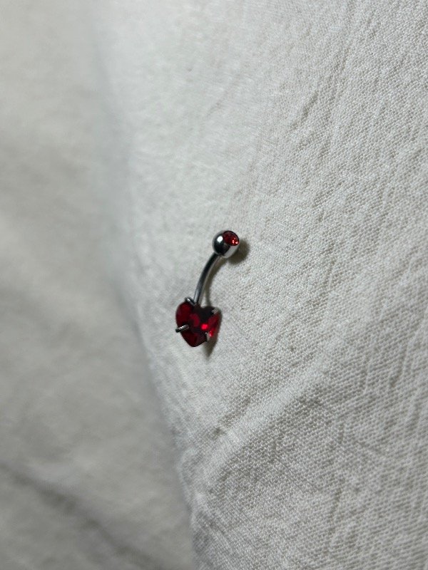 Producto - Piercing Strass Rojo