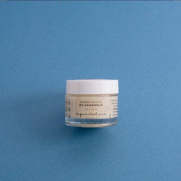 Producto - Crema facial de hamamelis, sin aceites.