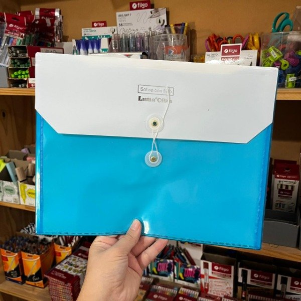 Producto - sobre A4 apaisado con hilo