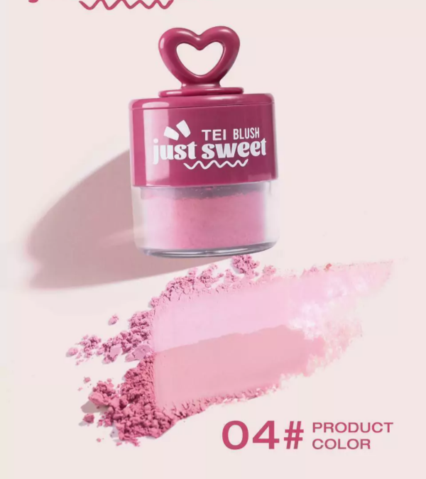 Producto - RUBOR EN POLVO CON ESPONJITA APLICADORA TEI - 4