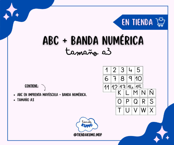 Producto - ABC BANDA NUMÉRICA TAMAÑO A3- PDF