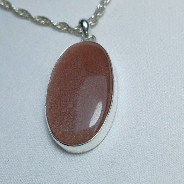 Producto - Dije Plata 925 con Piedra del Sol Oval (sin cadena) - 1