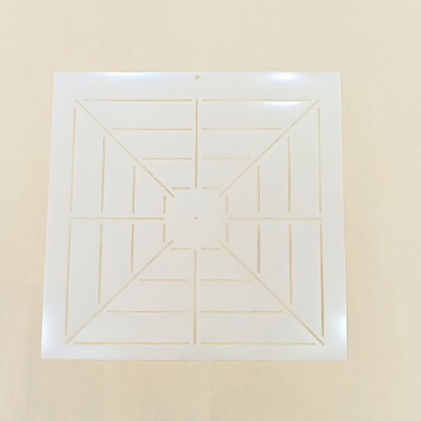 Producto - Stencil 30x30 Puntillismo J133