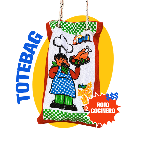 Producto - Totebag Rojo Cocinero