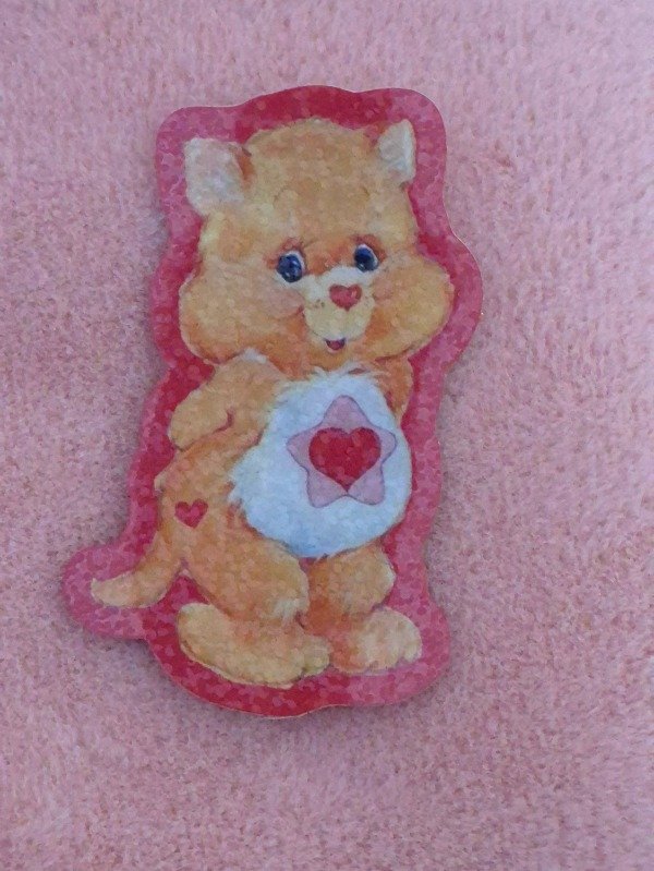 Producto - Sticker Gatito Corazón Orgulloso vinilo laminado glitter