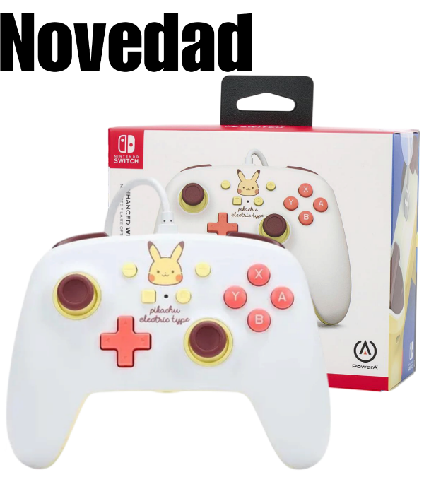 Producto - Joystick Enhanced Wired Controller Pikachu