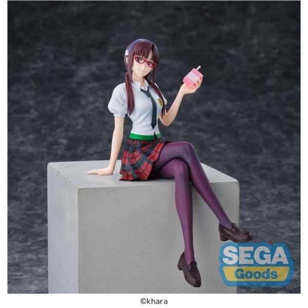 Producto - Figura Original Mari Makinami - Evangelion - Premium Chokonose - Sega - 14cm