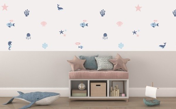 Producto - Vinilo dibujos marinos