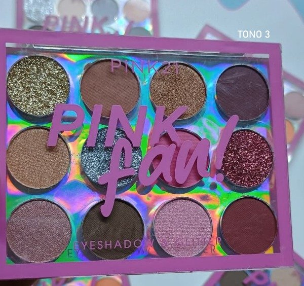 Producto - PALETA DE SOMBRAS FUN PINK 21 - 5