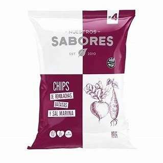 Producto - nuestros sabores chips de remolacha y batata