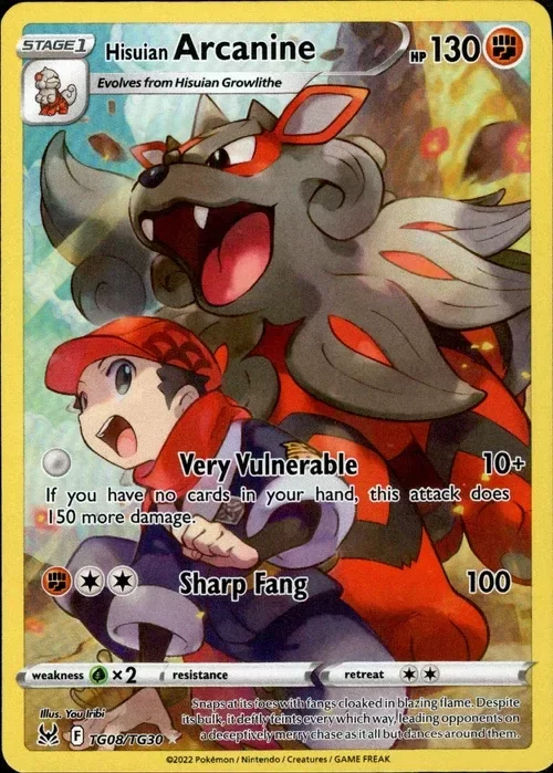 Producto - Hisuian Arcanine - TG08/TG30 - Lost Origin - Holo