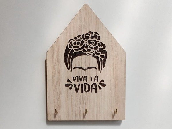 Producto - Portallaves Casita / viva la vida
