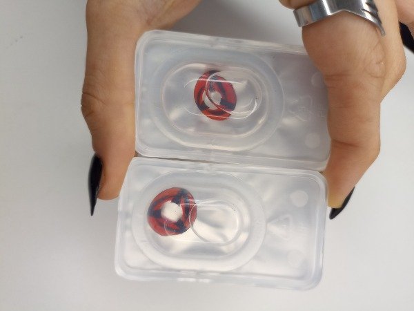 Producto - Lentes de contacto rojos sharingan kakashi - 1