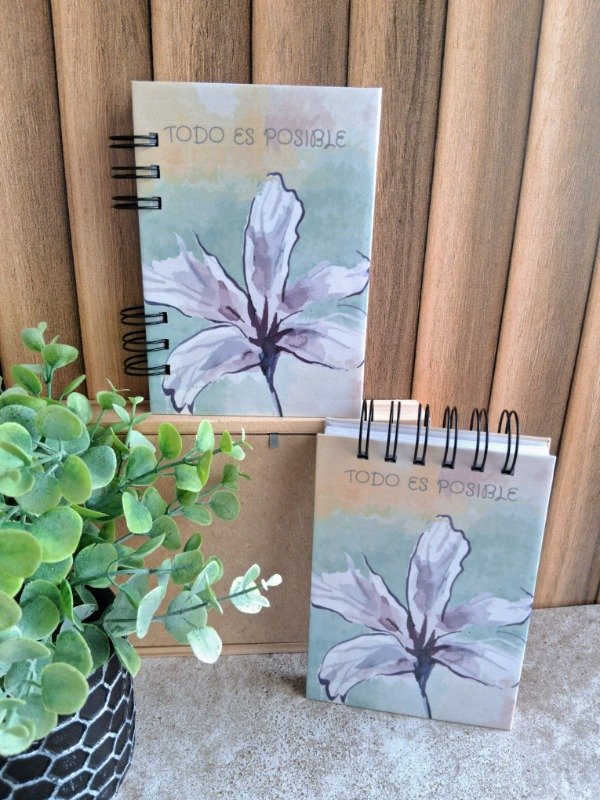 Producto - Anotador "Todo es posible naranja"