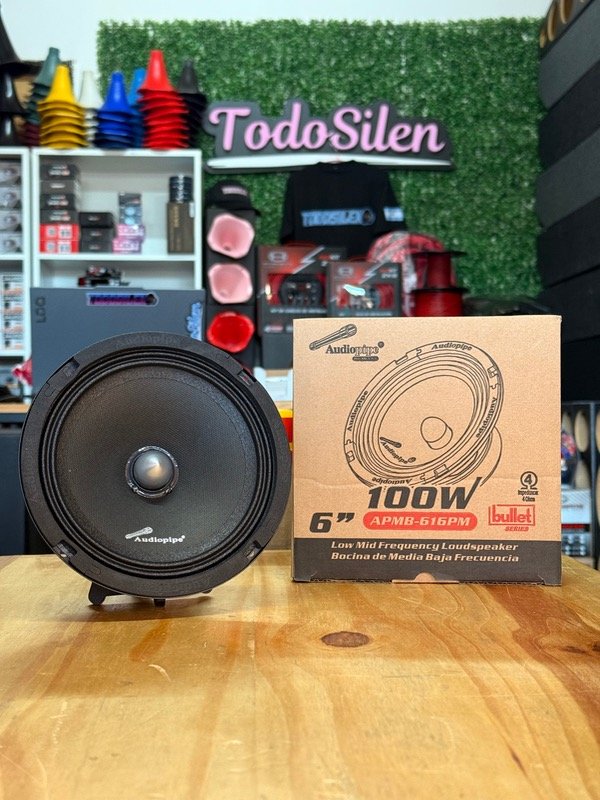 Producto - MEDIO BAJO AUDIOPIPE 6" 50WRMS APMB-616PM