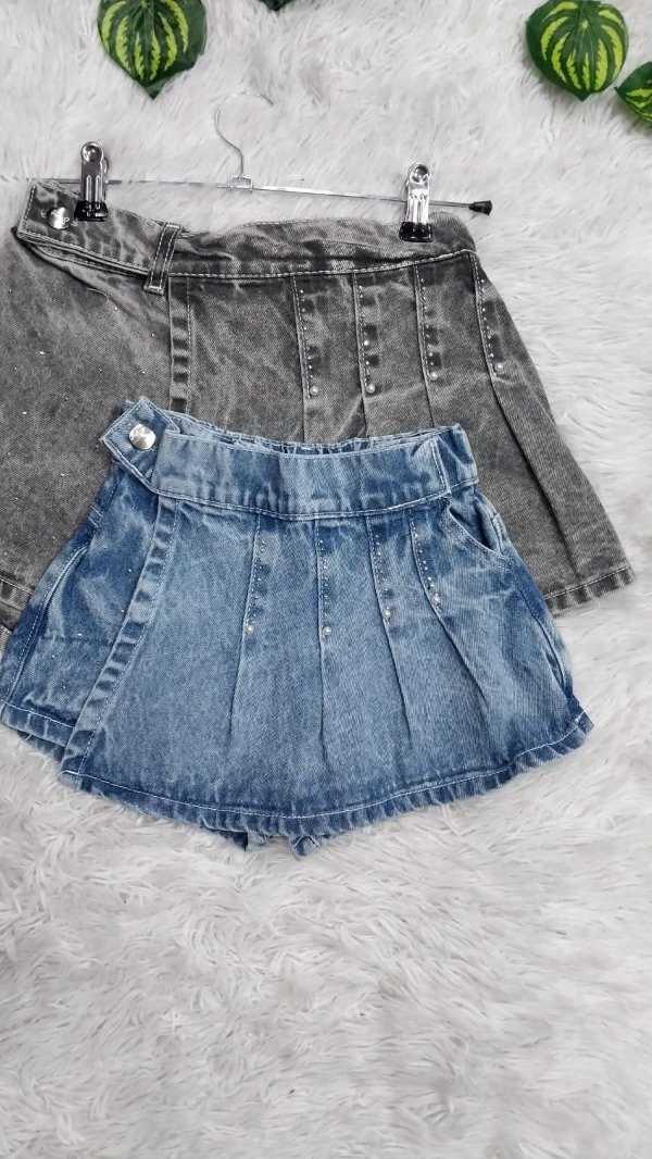 Producto - SHORT POLLERA PERLAS