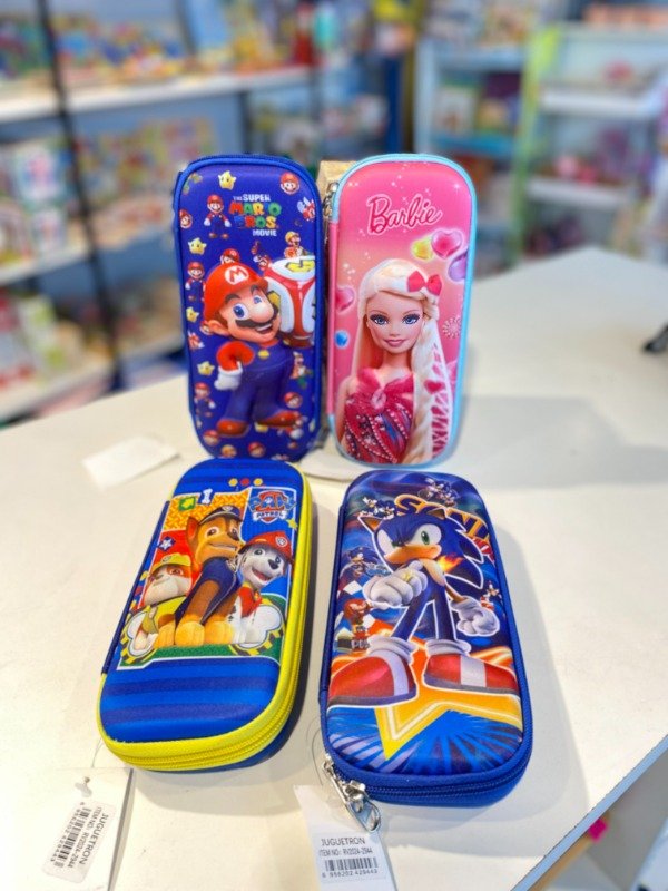 Producto - Cartuchera 3D personajes