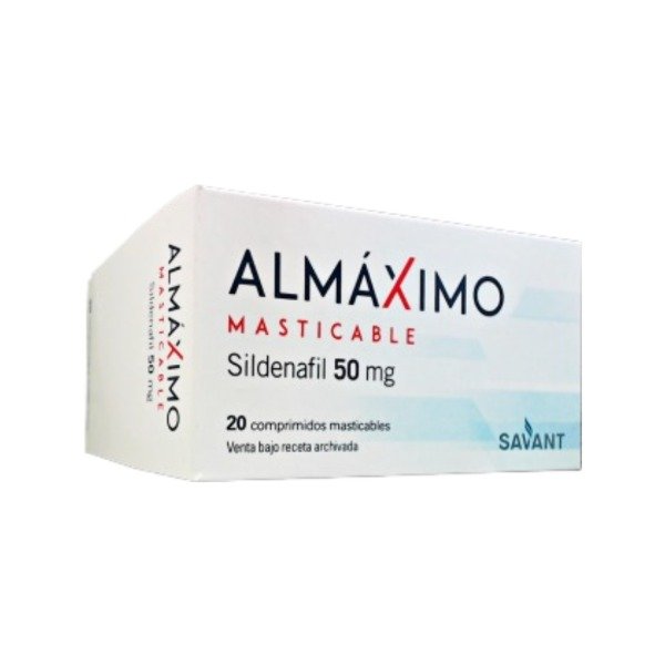 Producto - ALMAXIMO 50MG X 20COMP MASTICABLES