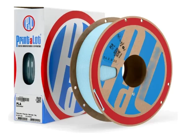 Producto - Filamento 3d PLA 1.75mm X 1kg Printalot Color Celeste